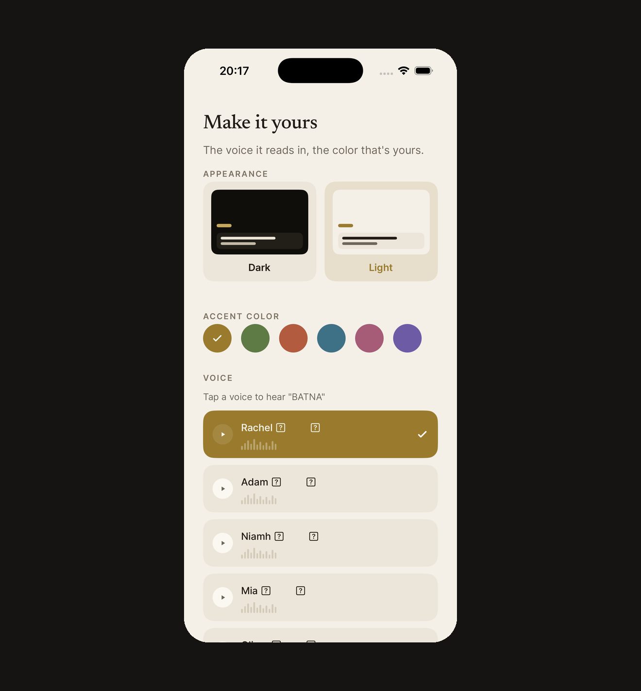 Lexfall on iPhone